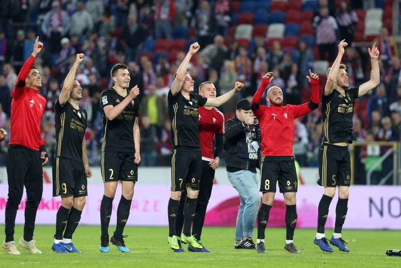 Football. Lotto Ekstraklasa. Gornik Zabrze - Arka Gdynia. 22.04.2019
