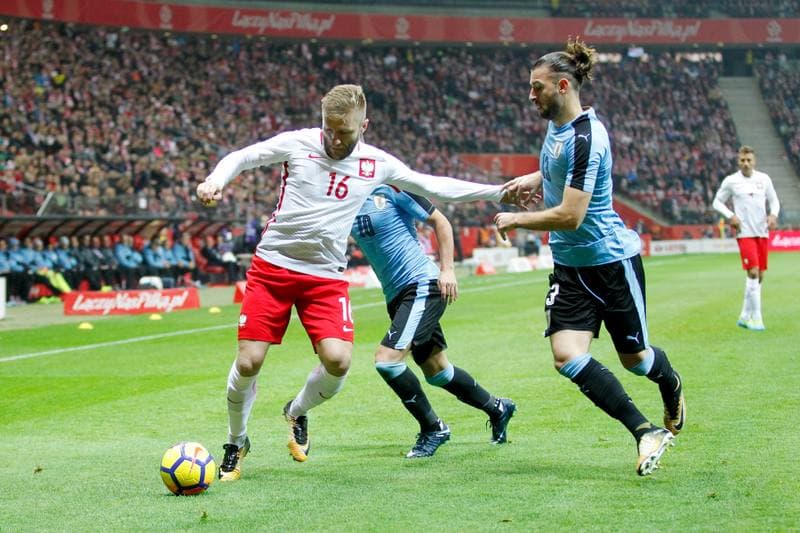 Football. International Friendly. Poland - Uruguay. 10.11.2017