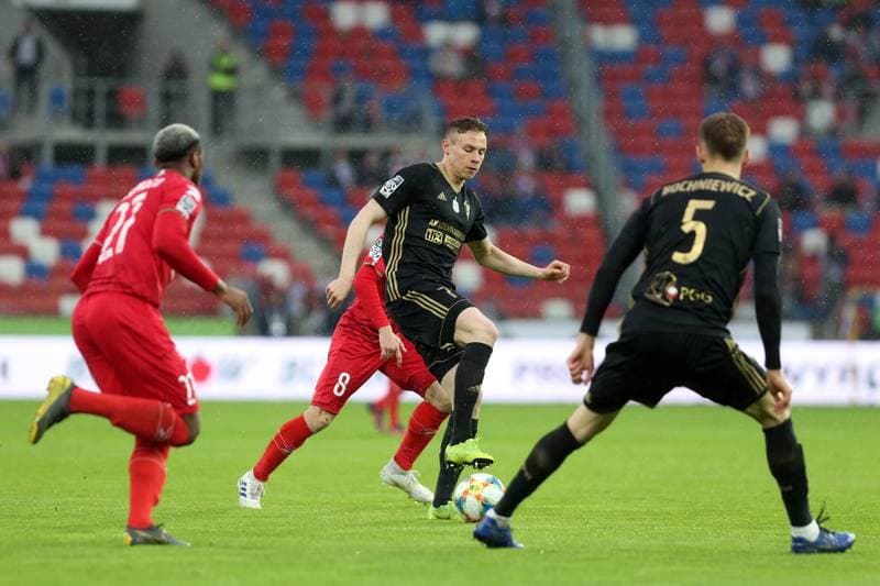 Football. Lotto Ekstraklasa. Gornik Zabrze - Zaglebie Sosnowiec. 29.04.2019