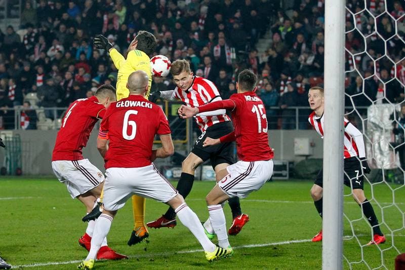 Football. Lotto Ekstraklasa. Cracovia Krakow - Wisla Krakow. 13.12.2017