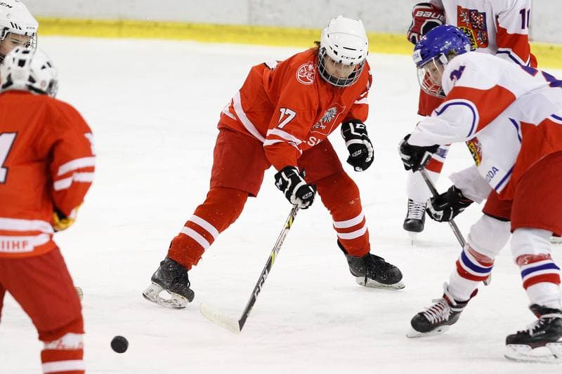 Ice Hockey. Women's U18 Olympic Hopes Tournament. Poland - Czech Republic. 15.12.2017