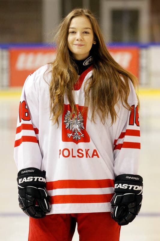 Ice Hockey. Women's U18 Olympic Hope Tournament. Poland - Latvia. 15.12.2017