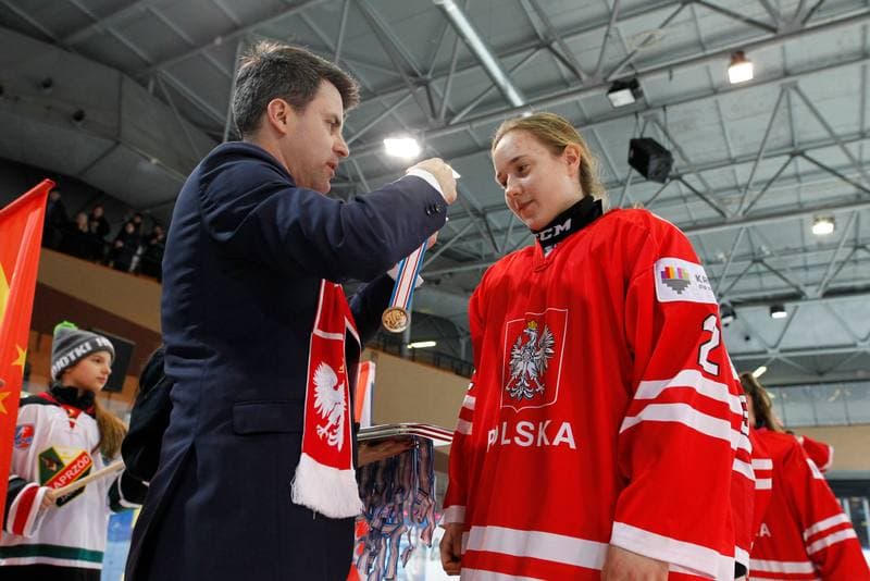 Ice Hockey. Women's U18 World Championship Division 1B. Poland - Great Britain. 12.01.2018