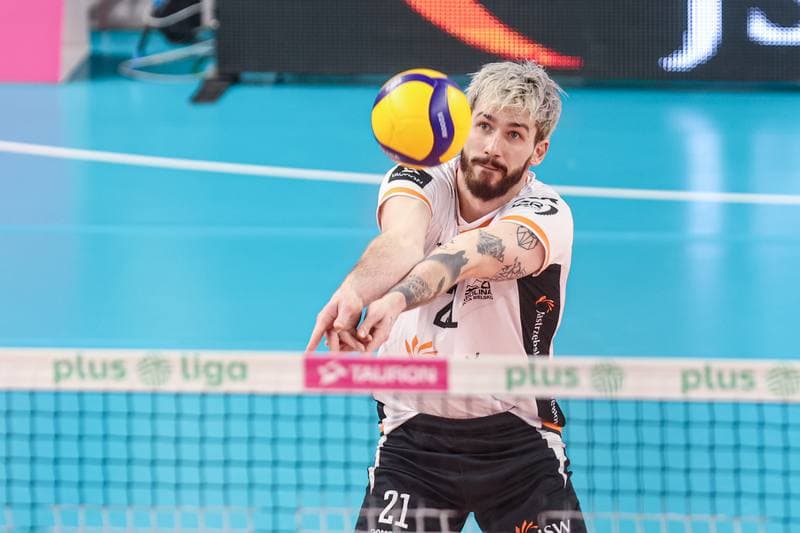 Volleyball. PlusLiga. Jastrzebski Wegiel - PGE GiEK Skra Belchatow. 09.02.2025