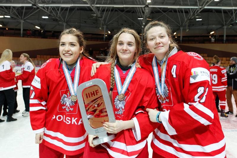 Ice Hockey. Women's U18 World Championship Division 1B. Poland - Great Britain. 12.01.2018