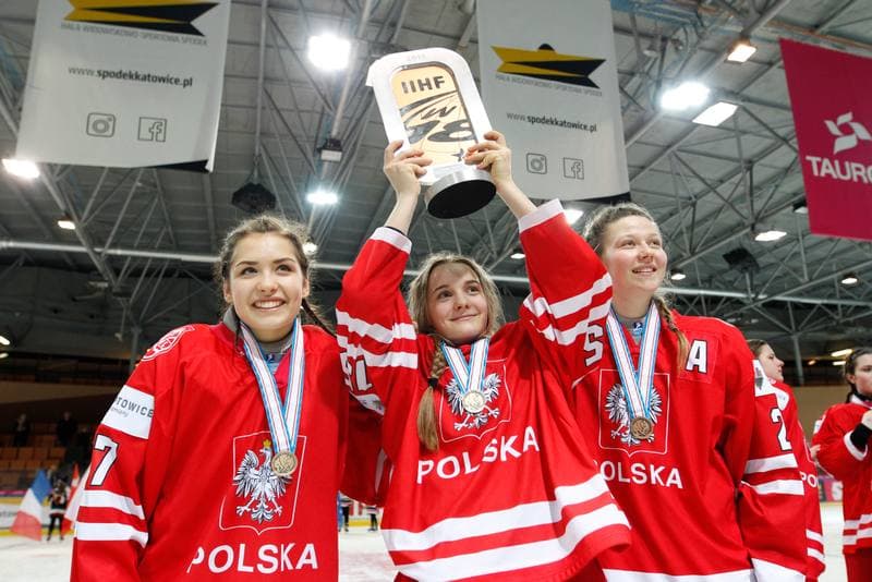 Ice Hockey. Women's U18 World Championship Division 1B. Poland - Great Britain. 12.01.2018