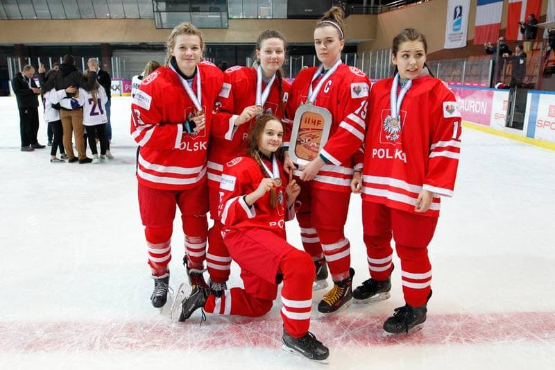 Ice Hockey. Women's U18 World Championship Division 1B. Poland - Great Britain. 12.01.2018