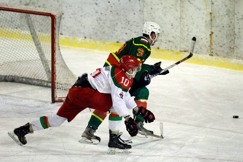 Ice Hockey. I Liga. Zaglebie Sosnowiec - Academy 1928 KTH Krynica. 10.02.2018