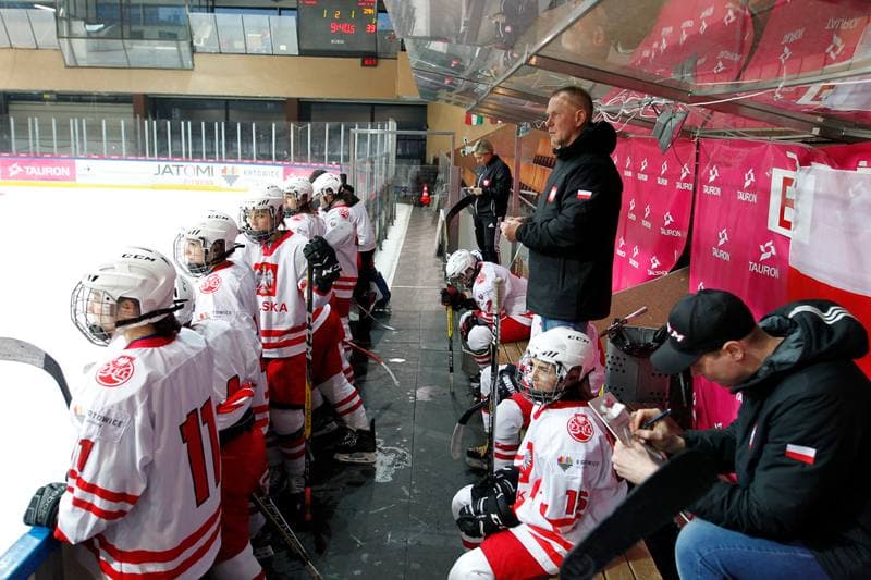 Ice Hockey. TCN. Poland - Latvia. 17.02.2018