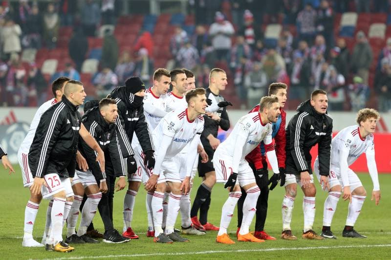 Football. Lotto Ekstraklasa. Gornik Zabrze - Bruk-Bet Termalica Nieciecza. 19.02.2018