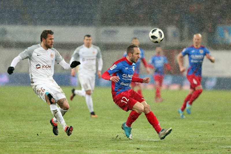 Football. Lotto Ekstraklasa. Piast Gliwice - Zaglebie Lubin. 16.03.2018
