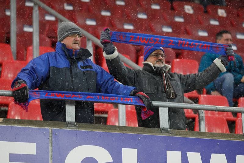 Football. Lotto Ekstraklasa. Piast Gliwice - Zaglebie Lubin. 16.03.2018