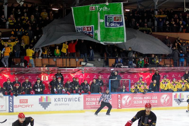 Ice Hockey. Tauron Hokej Liga. Tauron KH GKS Katowice - Comarch Cracovia. 19.03.2018