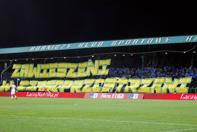 Football. Nice I Liga. GKS Katowice - Zaglebie Sosnowiec. 31.03.2018