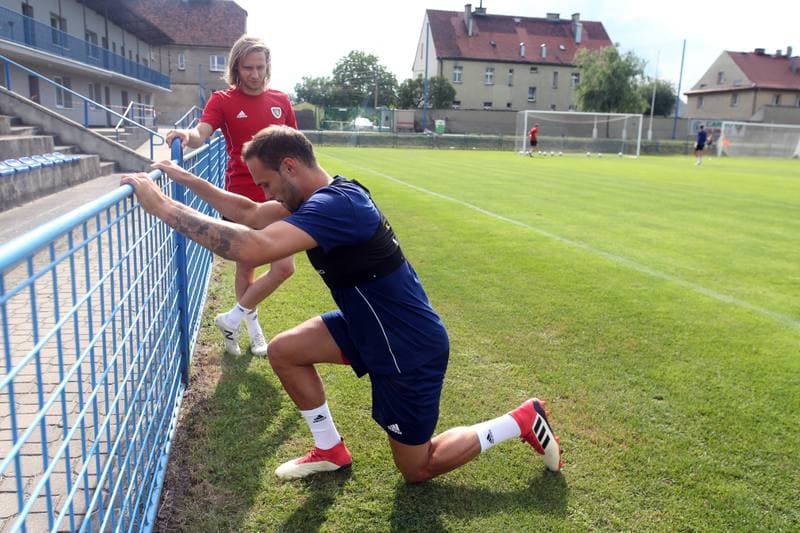 Football. Piast Gliwice. Training. 14.06.2018