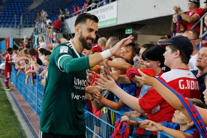 Football. PKO BP Ekstraklasa. Piast Gliwice - Cracovia Krakow. 24.08.2018