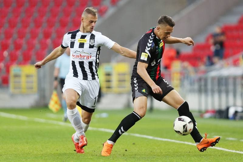 Football. Fortuna I Liga. GKS Tychy - Sandecja Nowy Sacz. 06.10.2018