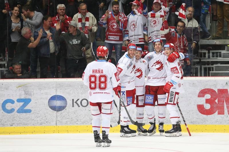 Ice Hockey. Tipsport Extraliga. Ocelari Trinec - HC Vitkovice Ridera. 07.10.2018