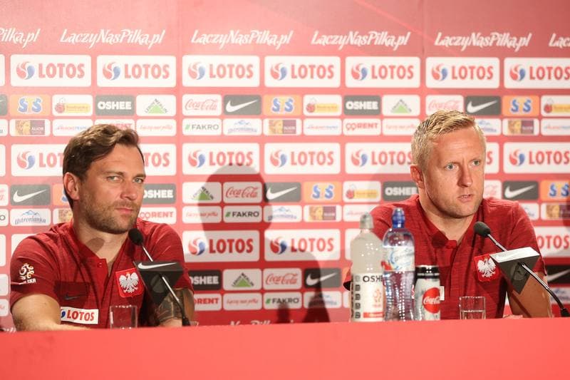 Football. Poland national team. Training. 09.10.2018