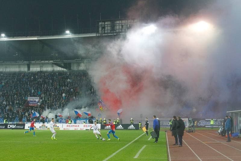 Football. Fortuna:Liga. Banik Ostrava - Viktoria Plzen. 03.11.2018