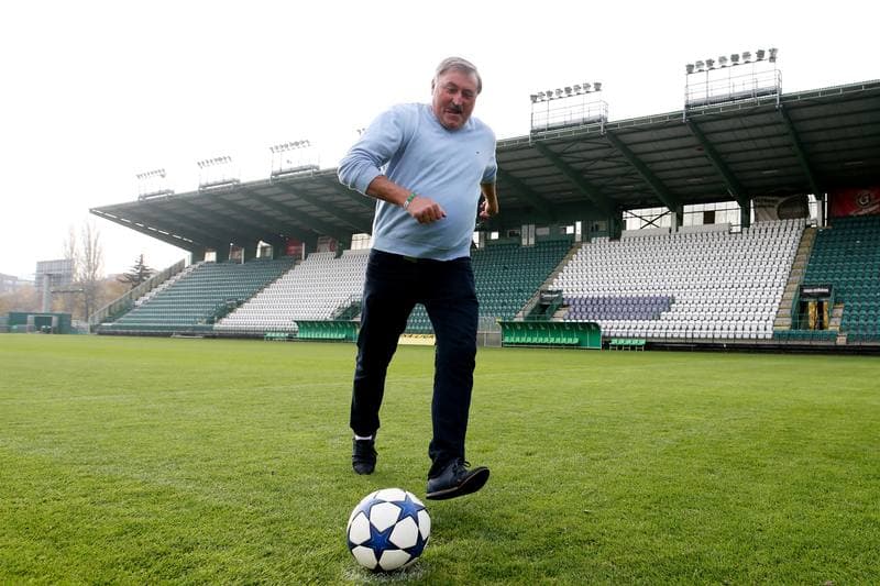 Football. Antonin Panenka. Photocall. 08.11.2018