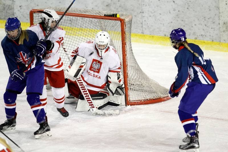 Ice Hockey. Women's U18 Championship. Poland - Great Britain. 10.11.2018