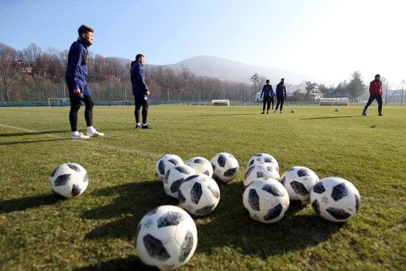 Football. Piast Gliwice. Training. 17.11.2018