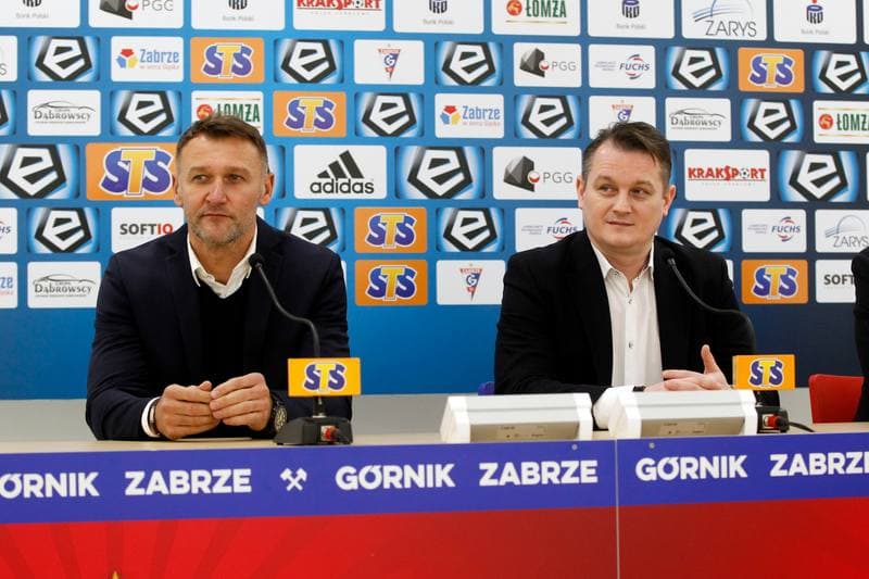 Football. Gornik Zabrze. Press Conference. 13.12.2018