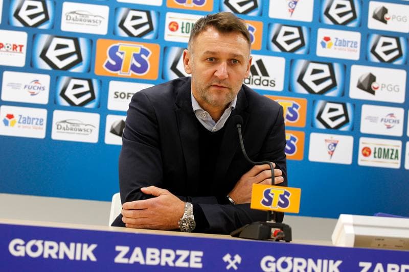 Football. Gornik Zabrze. Press Conference. 11.01.2019