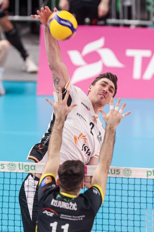 Volleyball. PlusLiga. Jastrzebski Wegiel - PGE GiEK Skra Belchatow. 09.02.2025