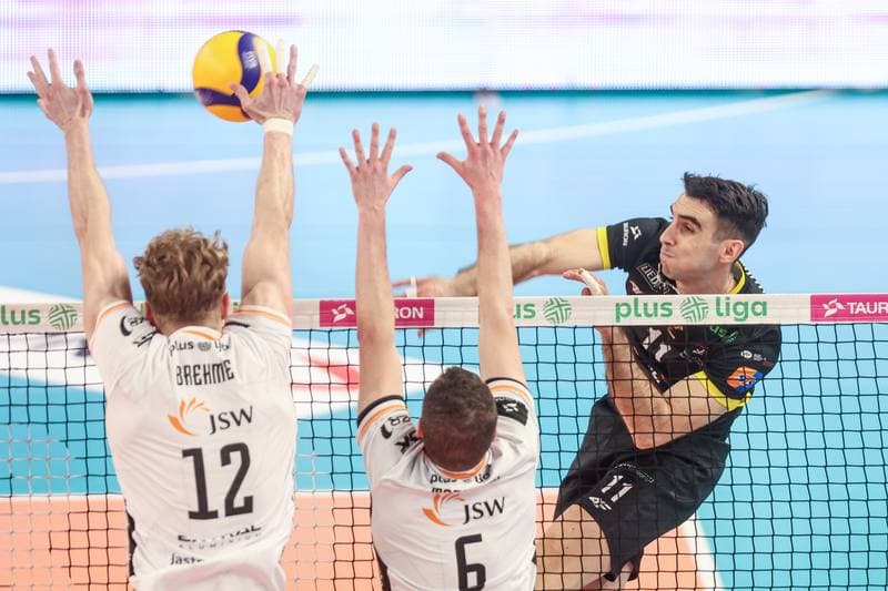 Volleyball. PlusLiga. Jastrzebski Wegiel - PGE GiEK Skra Belchatow. 09.02.2025