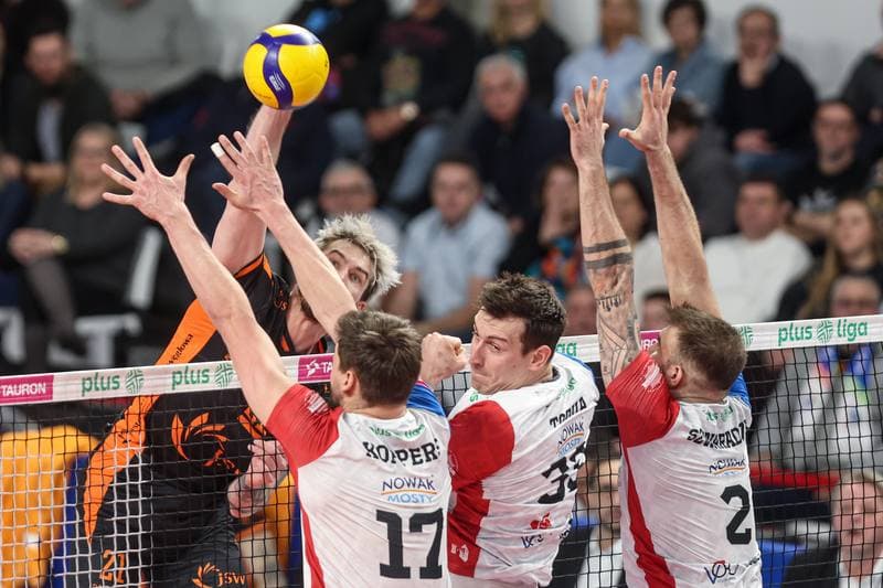 Volleyball. PlusLiga. Nowak-Mosty MKS Bedzin - JSW Jastrzebski Wegiel. 01.03.2025