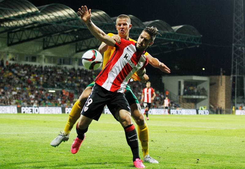 Football. UEFA Europa League. MSK Zilina - Athletic Club. 20.08.2015