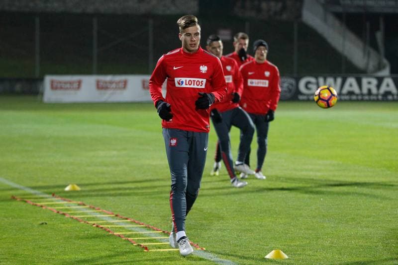 Football. Poland U21. Training. 10.11.2016