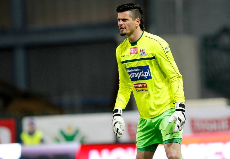 Football. PKO BP Ekstraklasa. Podbeskidzie Bielsko Biala - Pogon Szczecin. 17.08.2015