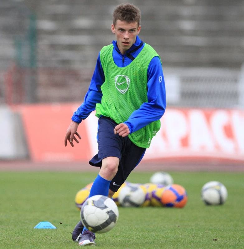 Football. Gornik Zabrze. Training. 11.01.2011