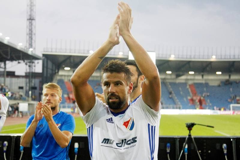 Football. HET Liga. Banik Ostrava - Slavia Prague. 06.08.2017