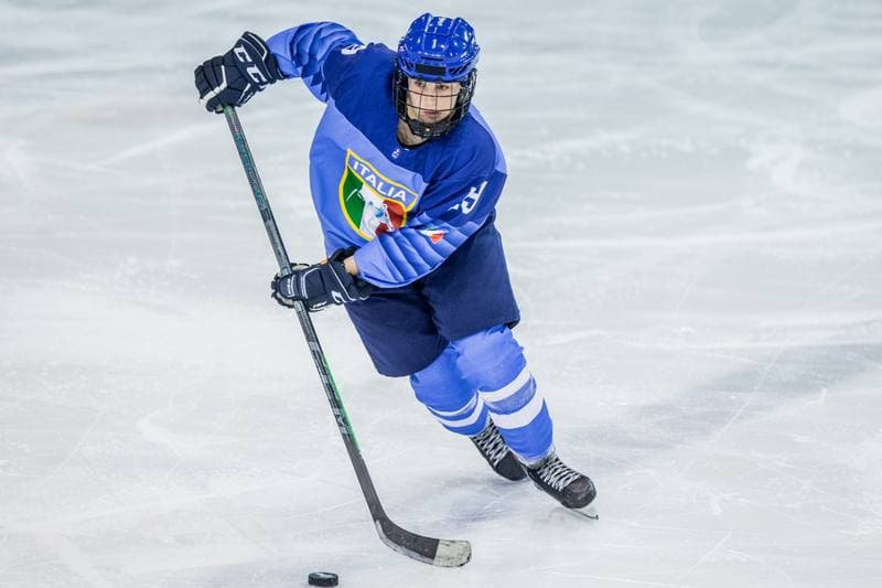 Ice Hockey. Women's World Championship Division 1 Group B. Italy - China. 09.04.2022