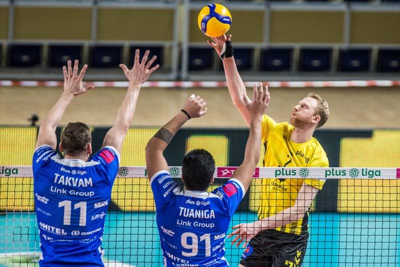 Volleyball. PlusLiga. GKS Katowice - Slepsk Malow Suwalki. 25.02.2022