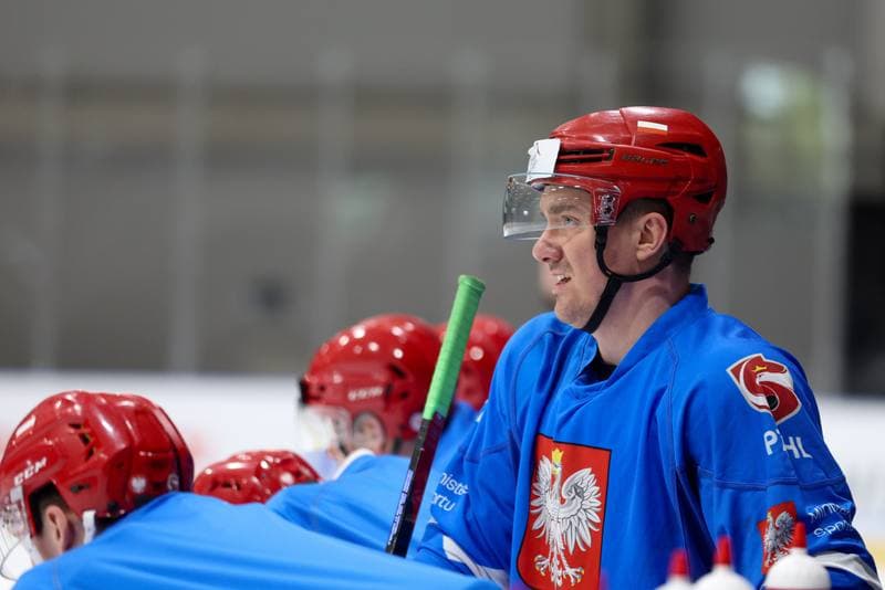 Ice Hockey. Poland national team. Training. 22.04.2024