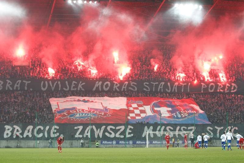 Football. Sparing. Gornik Zabrze - Hajduk Split. 24.03.2018