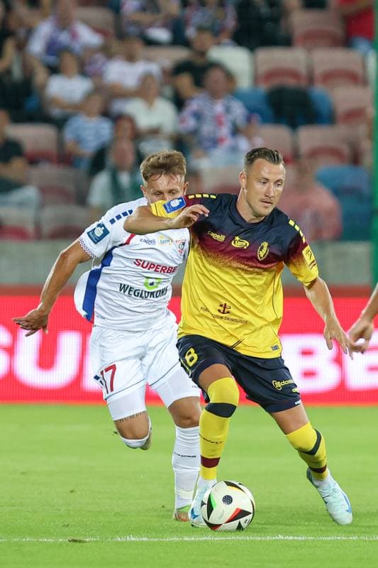 Football. PKO BP Ekstraklasa. Gornik Zabrze - Pogon Szczecin. 02.08.2024