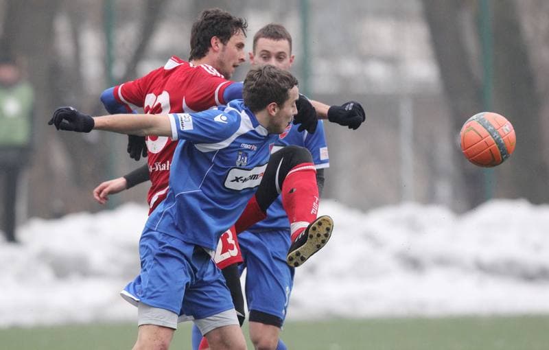 Football. Sparing. Podbeskidzie Bielsko-Biala - Rakow Czestochowa. 16.02.2013