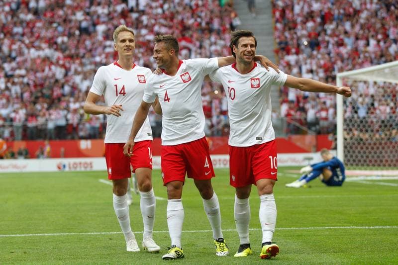 Football. International Friendly. Poland - Lithuania. 12.06.2018