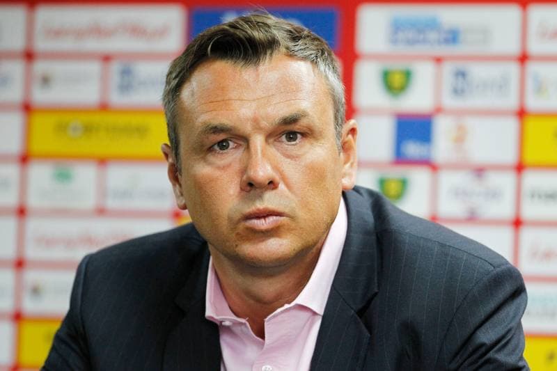 Football. GKS Katowice. Press Conference. 21.06.2018