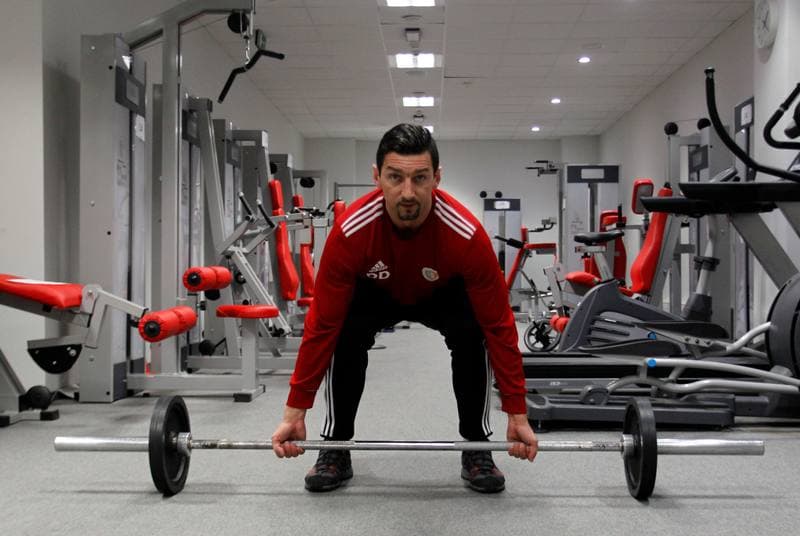 Football. Poland national team. Training. 17.01.2014