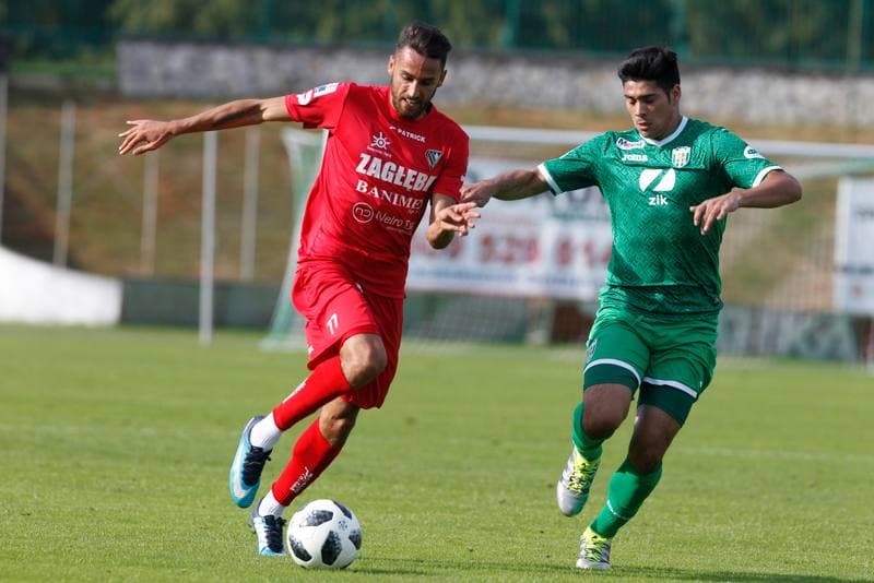Football. Sparing. Zaglebie Sosnowiec - Karpaty Lwow. 08.07.2018