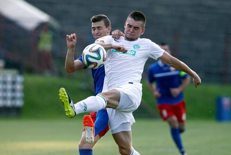 Football. III Liga Opolsko - Slaska. Polonia Bytom - Rekord Bielsko Biala. 10.08.2014
