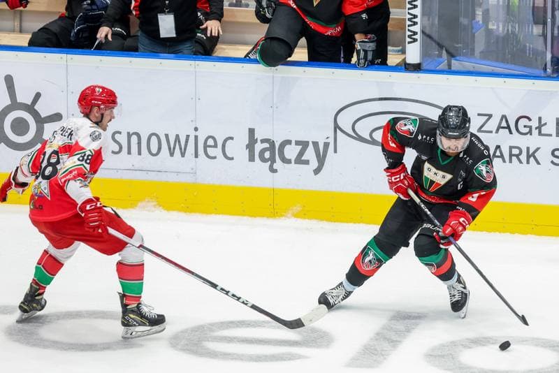 Ice Hockey. Tauron Hokej Liga. Zaglebie Sosnowiec - GKS Tychy. 06.10.2023