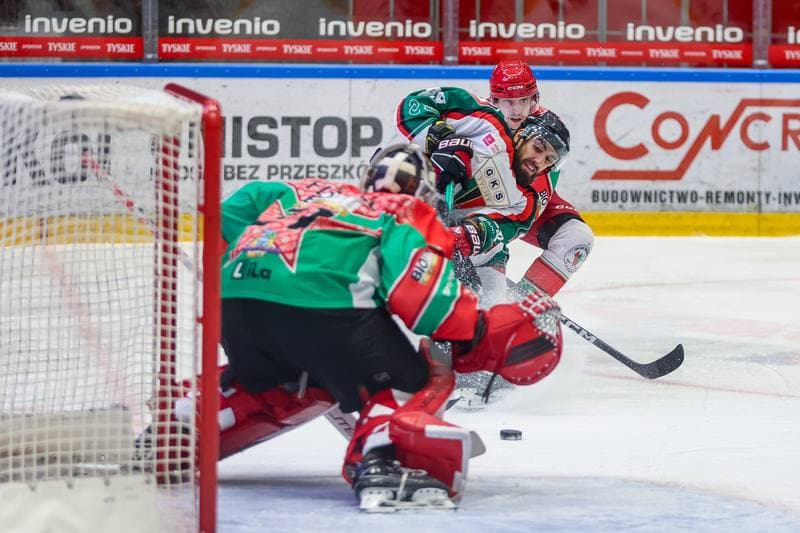 Ice Hockey. Tauron Hokej Liga. GKS Tychy - Zaglebie Sosnowiec. 15.11.2023